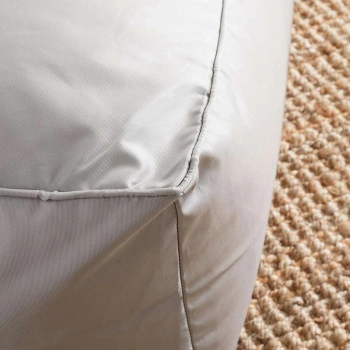 Lounger Indoor/Outdoor Beanbag-110X67X65 Cm-Silver Pan Home