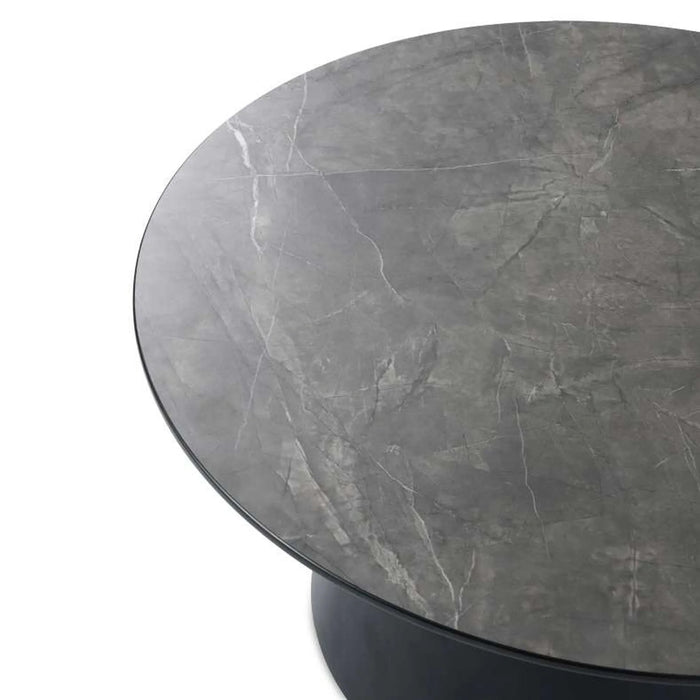 Luana Coffee Table Melamine - Dark Grey Black