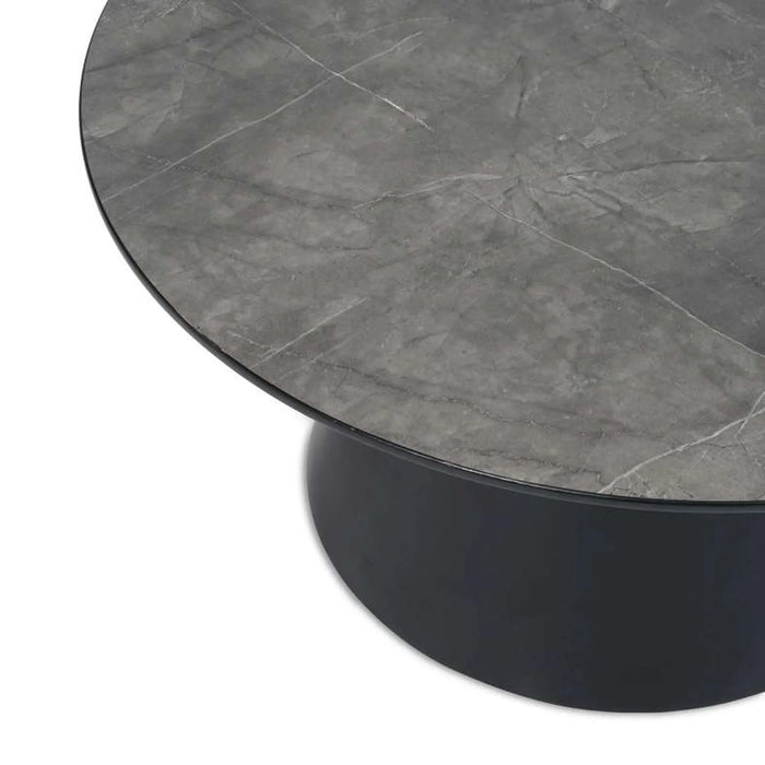 Luana Coffee Table Melamine - Dark Grey Black