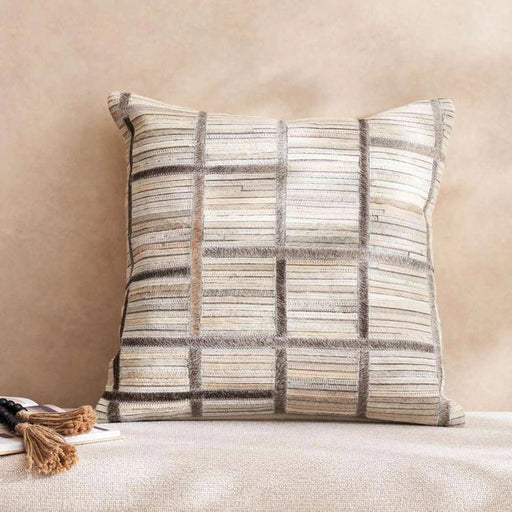 Lucas Hairon Filled Cushion 50X50Cm - Grey Pan Home