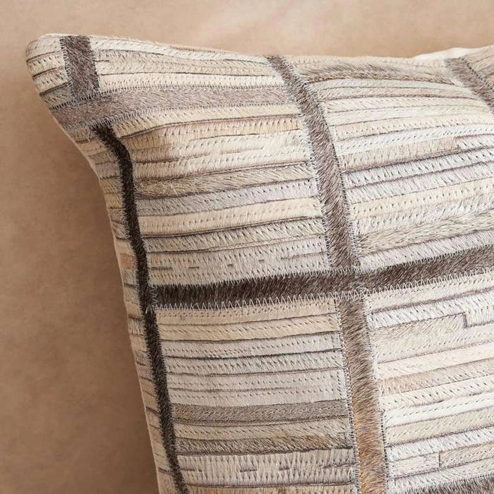 Lucas Hairon Filled Cushion 50X50Cm - Grey Pan Home