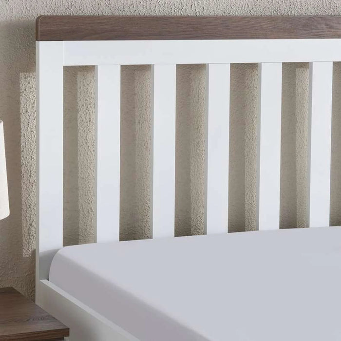 Lucia Kids Single Bed 120X200 - White And Brown