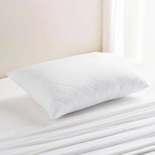 Lucid Ultrasonic Quilted Pillow -White Pan Home