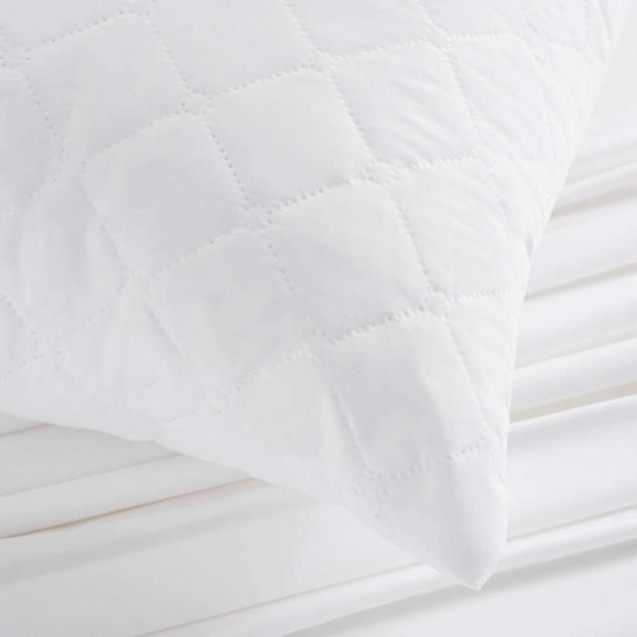 Lucid Ultrasonic Quilted Pillow -White Pan Home