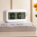 Lucien Digital Clock - White Pan Home