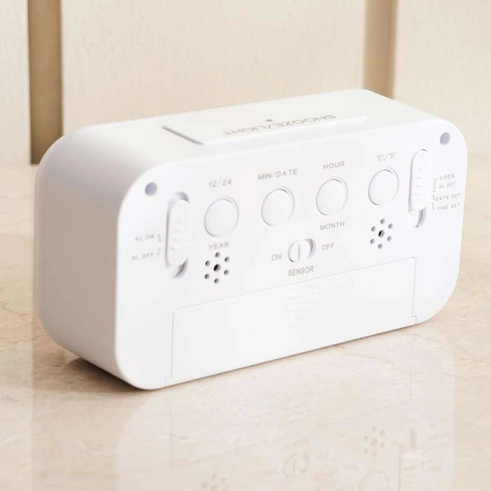 Lucien Digital Clock - White Pan Home