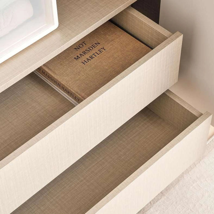 Lucille 6 Door Wardrobe - White