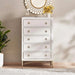 Lucille Chest Of 5 Drawer - White Pan Home