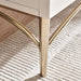 Lucille Chest Of 5 Drawer - White Pan Home