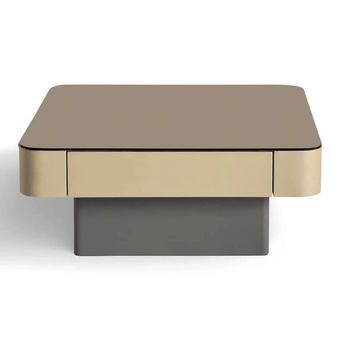 Lugo Coffee Table Large Marble - Gold Black
