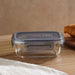 Luka Rectangular Food Container 370Ml - Clear Pan Home