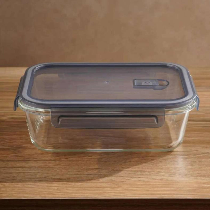 Luka Rectangular Food Container 370Ml - Clear Pan Home