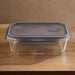 Luka Rectangular Food Container 370Ml - Clear Pan Home