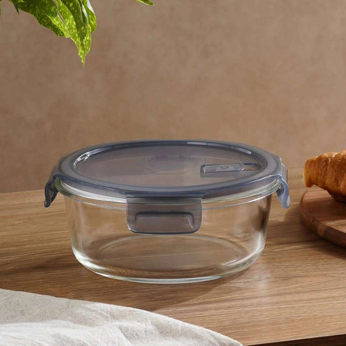 Luka Round Food Container 400Ml - Clear Pan Home