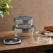 Luka Round Food Container 950Ml - Clear Pan Home
