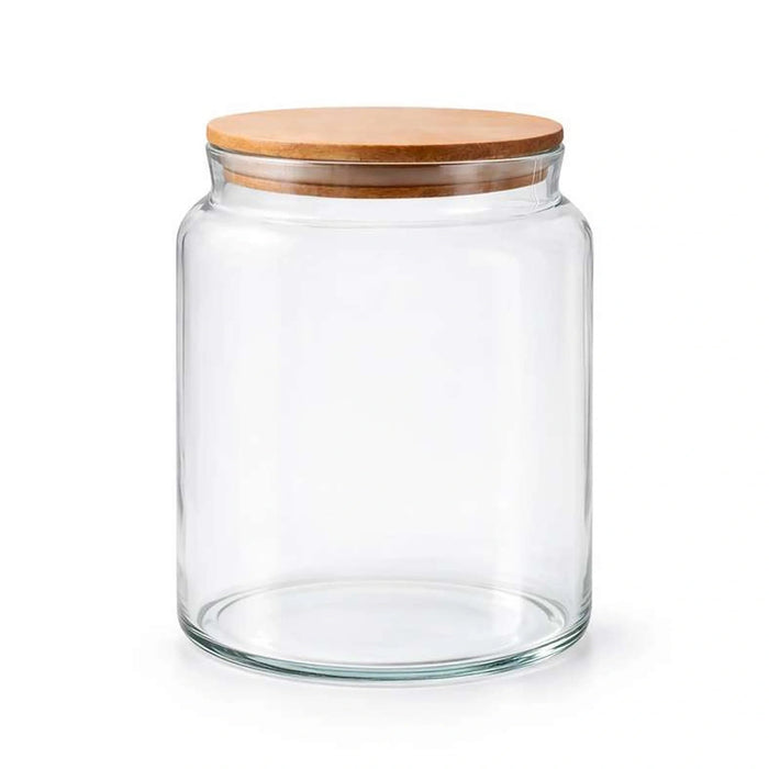 Lukas Round Glass Jar 3L -Clear Pan Home