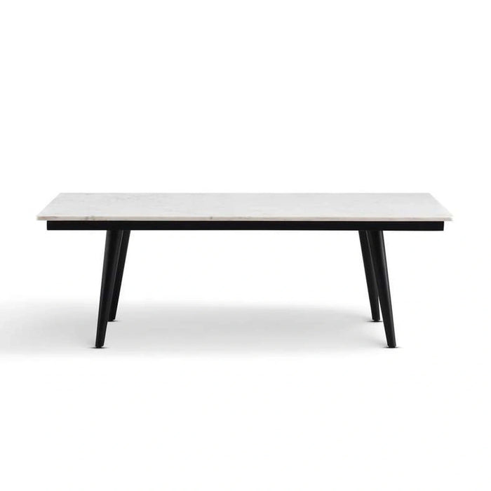 Lukenz Coffee Table Marble - White & Black Pan Home