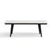 Lukenz Coffee Table Marble - White & Black Pan Home