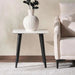 Lukenz End Table Marble - White & Black Pan Home