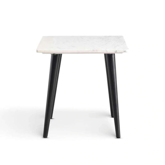 Lukenz End Table Marble - White & Black Pan Home