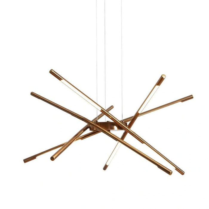 Lumen Led Chandelier 80X76Cm - Brass