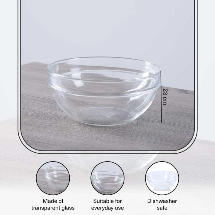 Luminarc Serving Bowl - Clear Pan Home