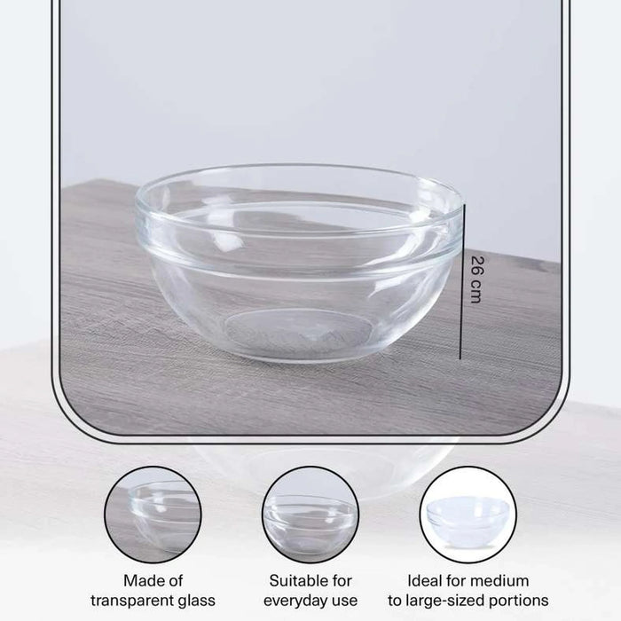 Luminarc Serving Bowl Dia26Cm - Clear