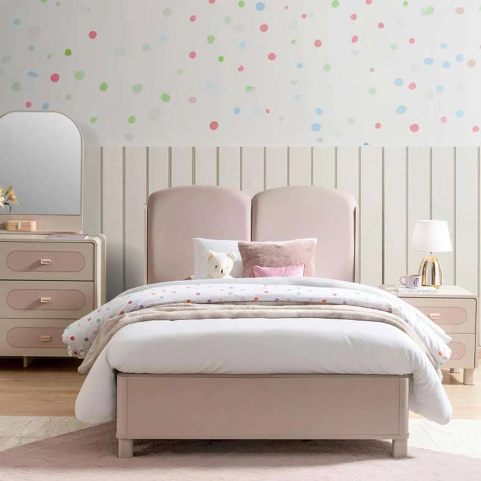 Luna Kids Single Bed 120X200 Cm - Pink