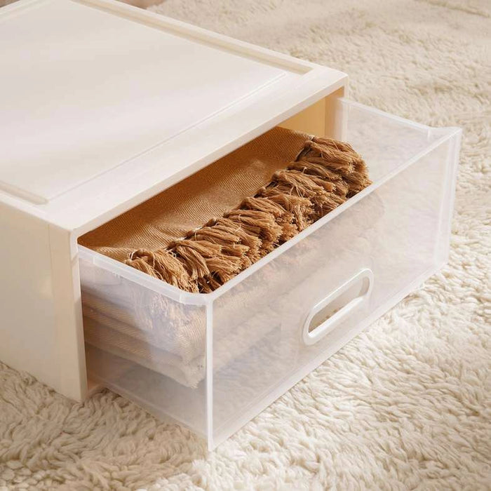 Luna Stackable Home Organizer Drawer Box 25L - White