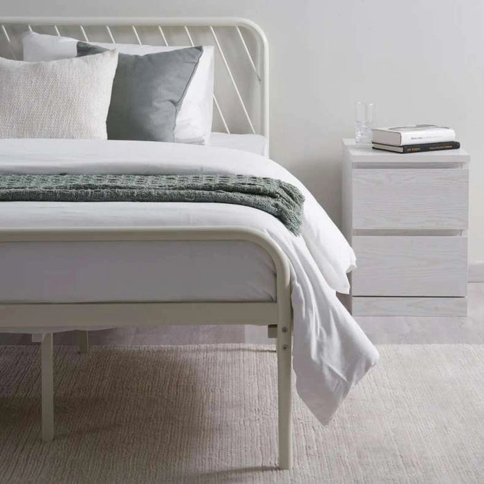 Lunar Single Bed - White