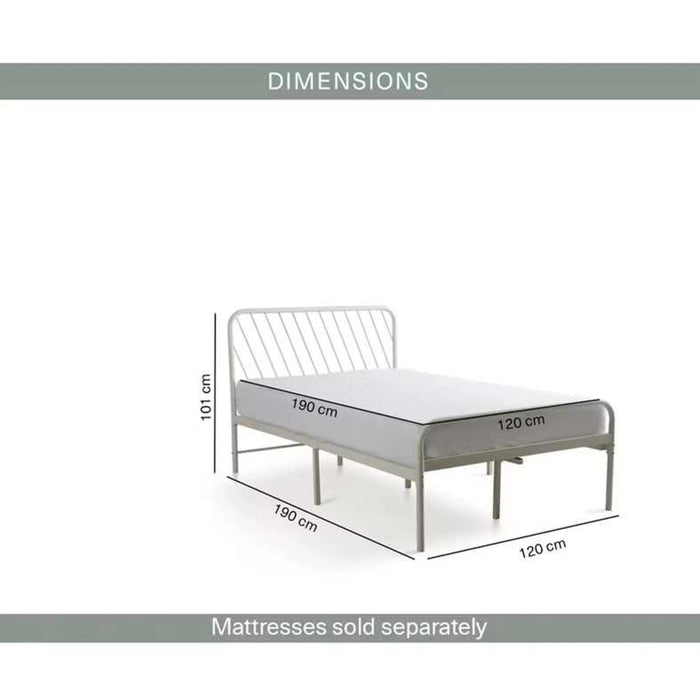 Lunar Single Bed - White