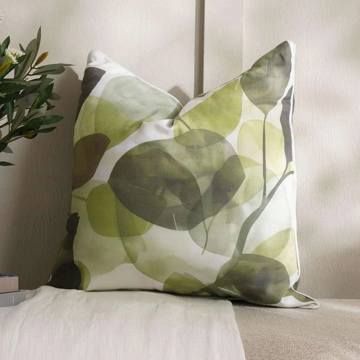 Lunaria Printed Filled Cushion 50X50Cm-Green Pan Home