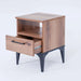 Lupo End Table With 1 Drawer Melamine Pan Home