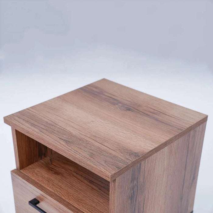 Lupo End Table With 1 Drawer Melamine Pan Home