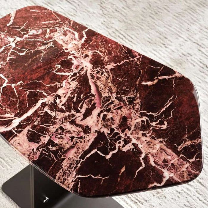 Luvsan End Table Marble - Red