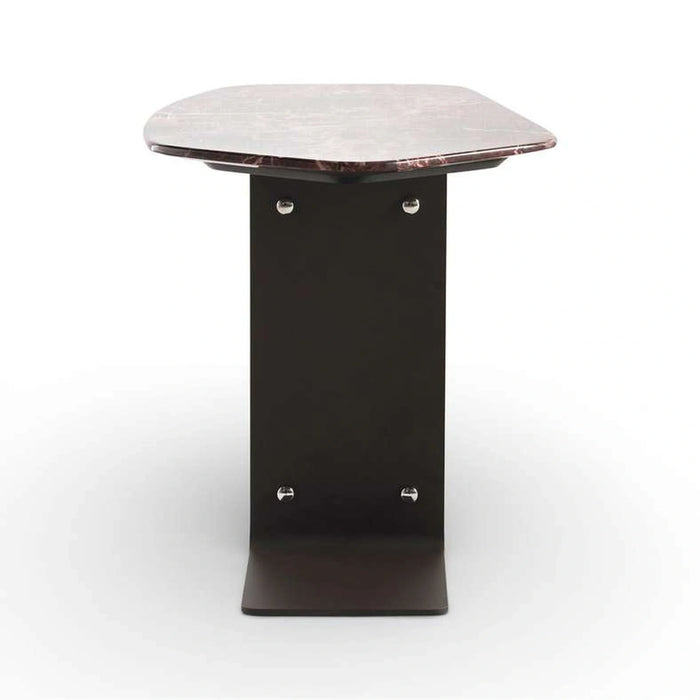 Luvsan End Table Marble - Red