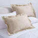Luxe Cotton Tencel 2-Piece Oxford Pillow Case Set 50X75+5cm - Sand Pan Home