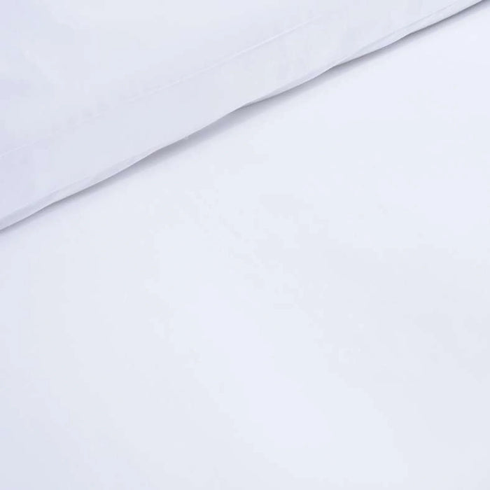 Luxe Cotton Tencel 3-Piece Duvet Cover Set 200X200Cm - White