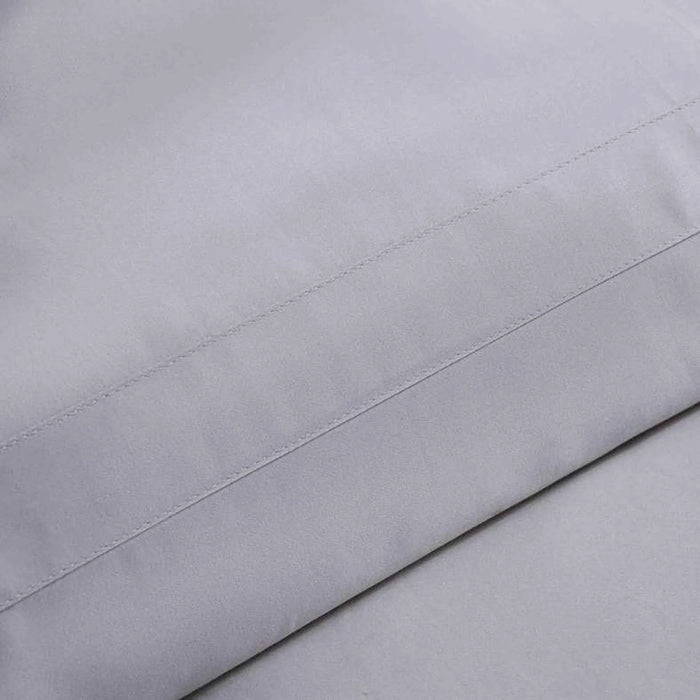 Luxe Cotton Tencel 3-Piece Duvet Cover Set 230X220Cm - Grey