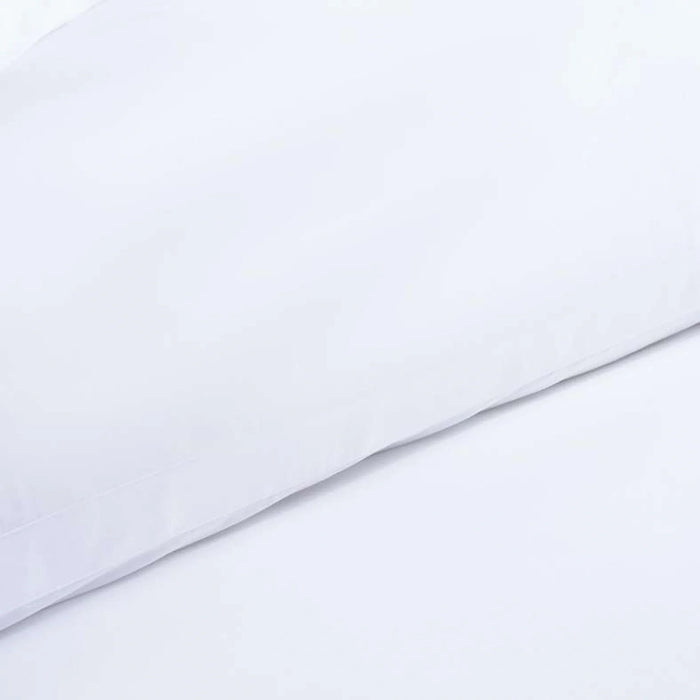 Luxe Cotton Tencel 3-Piece Duvet Cover Set 230X220Cm - White