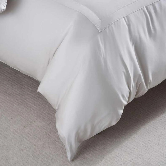 Luxe Cotton Tencel 3-Piece Duvet Cover Set 260X220Cm - Grey