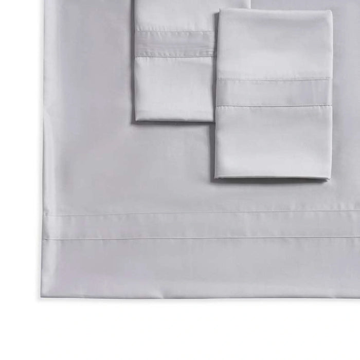 Luxe Cotton Tencel 3-Piece Duvet Cover Set 260X220Cm - Grey