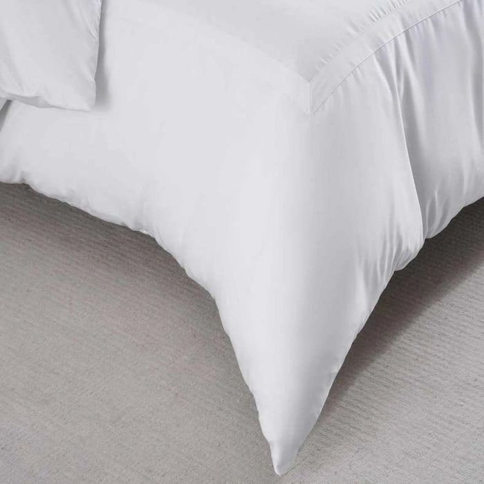 Luxe Cotton Tencel 3-Piece Duvet Cover Set 260X220Cm - White