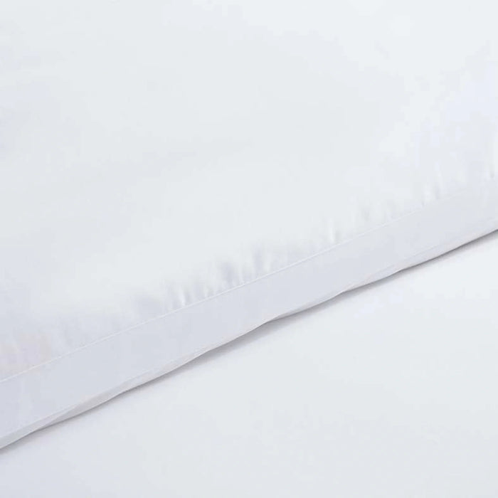 Luxe Cotton Tencel 3-Piece Duvet Cover Set 260X220Cm - White
