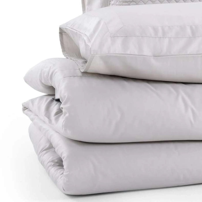 Luxe Cotton Tencel 4-Piece Comforter Set 160X240Cm - Grey