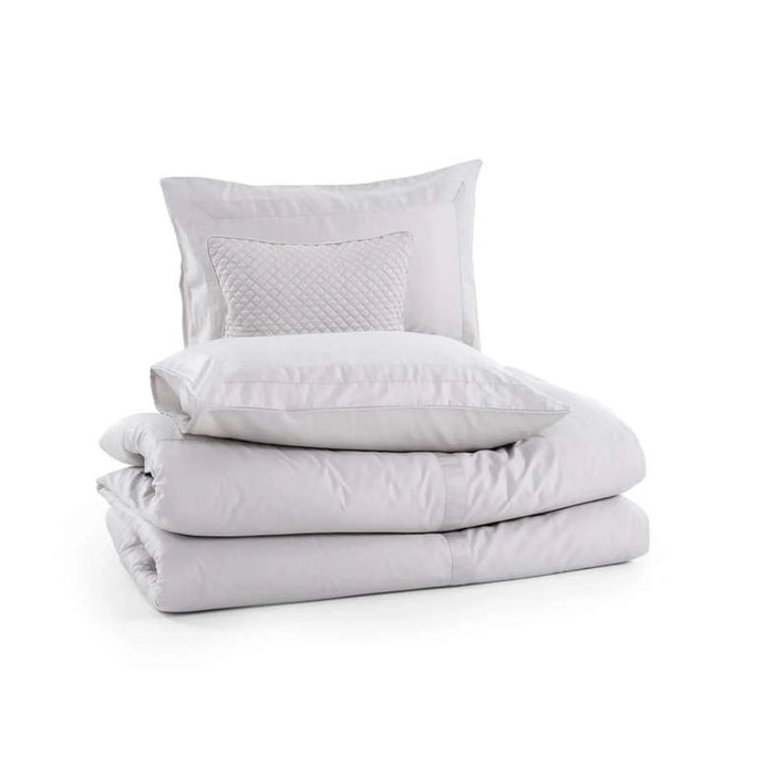 Luxe Cotton Tencel 4-Piece Comforter Set 200X240Cm - Grey