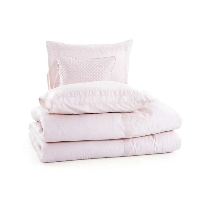 Luxe Cotton Tencel 4-Piece Comforter Set 240X260Cm - Rose