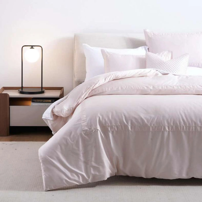 Luxe Cotton Tencel 4-Piece Comforter Set 240X260Cm - Rose