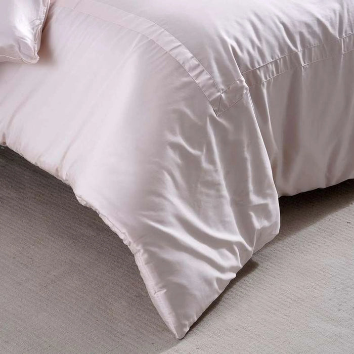 Luxe Cotton Tencel 4-Piece Comforter Set 240X260Cm - Rose