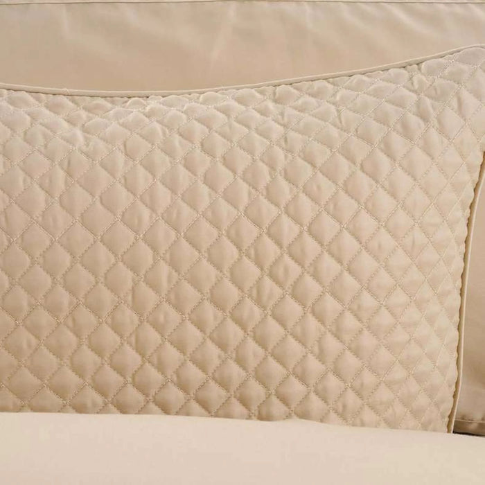 Luxe Cotton Tencel 4-Piece Comforter Set 240X260Cm - Sand